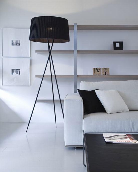 165平黑白简约家 成就自在悠闲的居家氛围