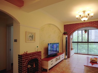 荆州79平美式田园两居室