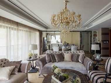 荆州115平新古典混搭三居室