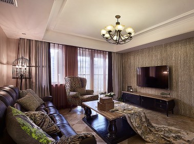 荆州新古典120平现代美式3居