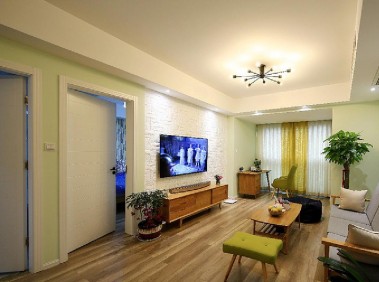 荆州85平北欧混搭二居室