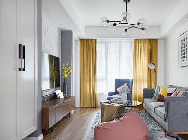 荆州89平北欧时尚3居