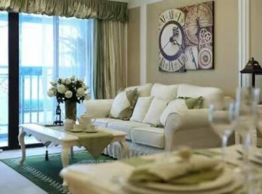 70平米小两房的现代简约混欧式风