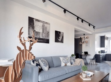 荆州90平北欧极简主义二居室