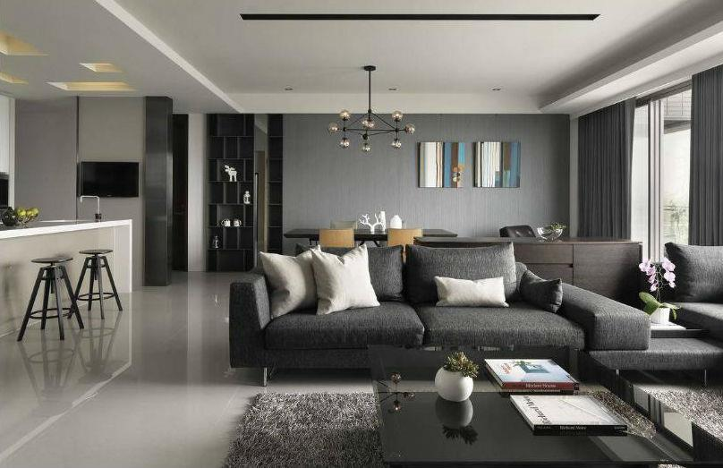 荆州灰色调现代简约装修