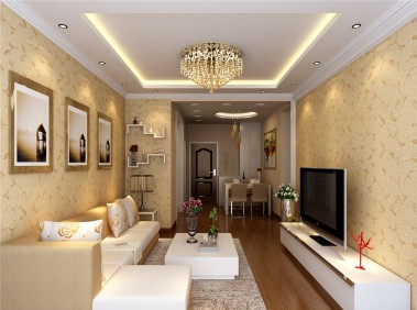 荆州102平简约时尚田园风