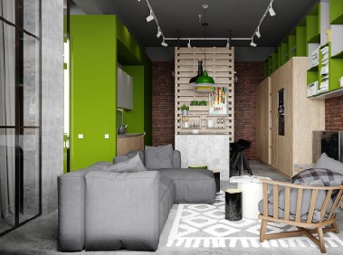 荆州64平北欧日式工业风