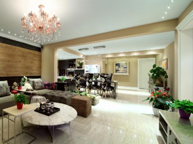 荆州120平欧式混搭风格