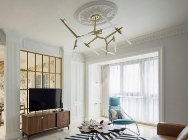 荆州109平欧美时尚3居   自在惬意空间