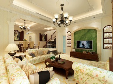 荆州226平田园风别墅装修    薰衣草家园