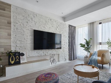 荆州109平北欧时尚舒适3居   简洁清爽 