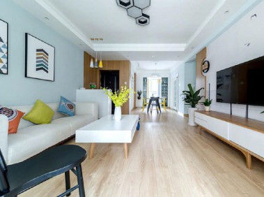 荆州110平米北欧混搭三居室