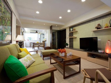 荆州125平休闲感十足的木质暖宅