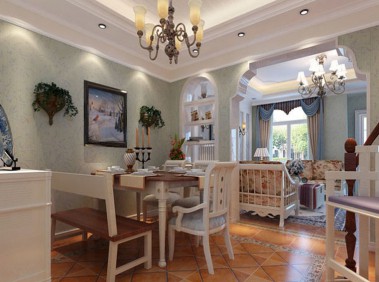 荆州75平自然淡雅田园风一居