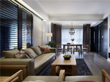 荆州124平台式简约风三居