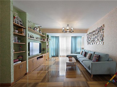 109平现代简约雅致3居    自然清爽