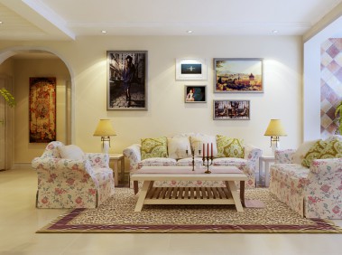 荆州108平水晶园田园风格