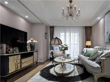 140平摩登美式时尚3居   简洁明快