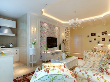 荆州60平精致舒适田园风二居