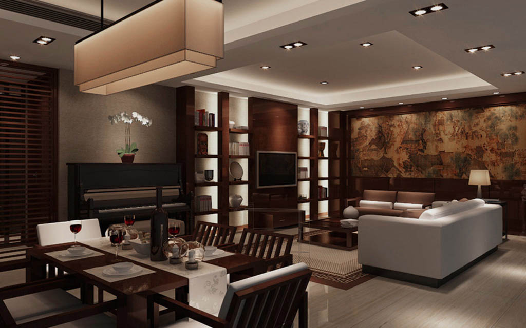 荆州装修设计中流行电视背景墙