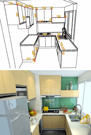 来看看你家的厨房该怎么设计！